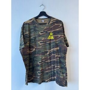 Fall Out Boy Shirt Mens XL Camo Save Rock And Roll Graphic Band Tee Anvil